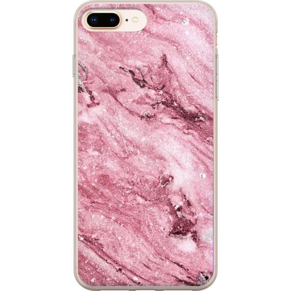 Kompatibelt Mobilskal till Apple iPhone 8 Plus Glitter Marble