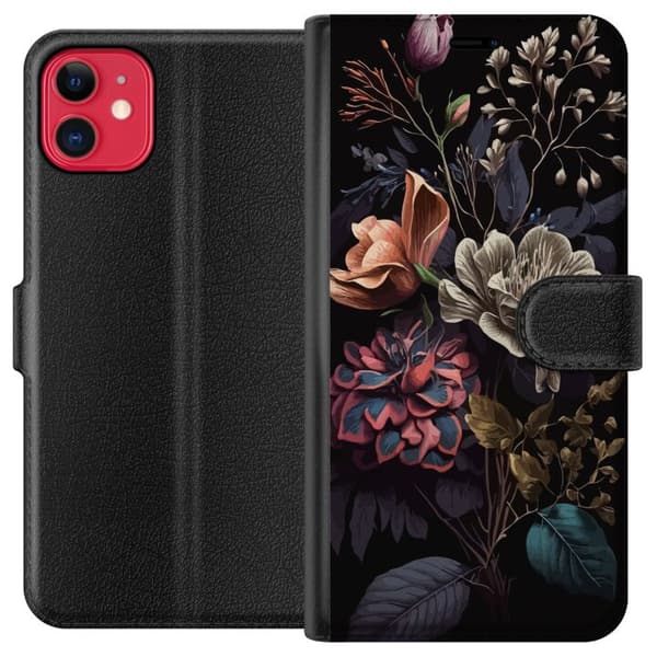 Kompatibelt Plånboksfodral till Apple iPhone 11 Blommor