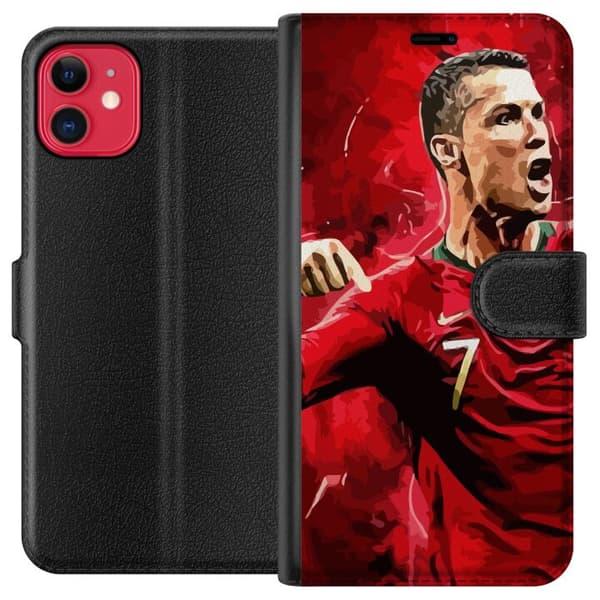 Kompatibel Tegnebogsetui til Apple iPhone 11 Ronaldo