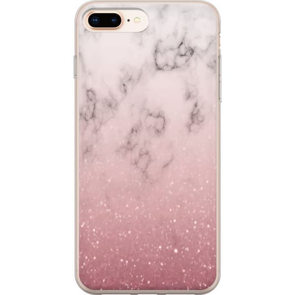 Yhteensopiva Puhelinkuori Apple iPhone 8 Plus Kimalteleva ja marmori