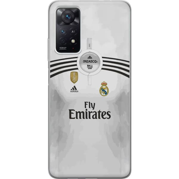 Kompatibelt Mobildeksel til Xiaomi Redmi Note 11 Pro 5G Vit fotbollströja