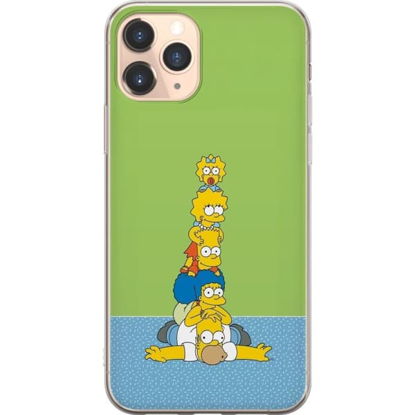 Kompatibelt Mobildeksel til Apple iPhone 11 Pro Simpsonfamiljen staplad