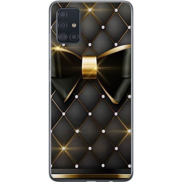 Kompatibelt Mobildeksel til Samsung Galaxy A51 Gullrosett