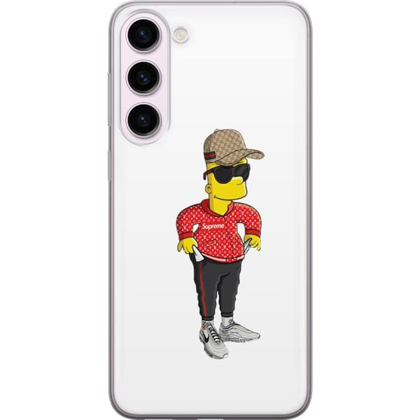 Kompatibel Mobilcover til Samsung Galaxy S23+ Bart Simpsons SUP