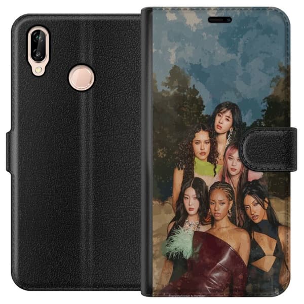 Kompatibel Tegnebogsetui til Huawei P20 lite  KATSEYE