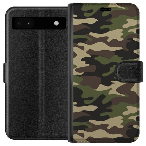 Yhteensopiva Lompakkokotelo Google Pixel 6a Sotilaallinen