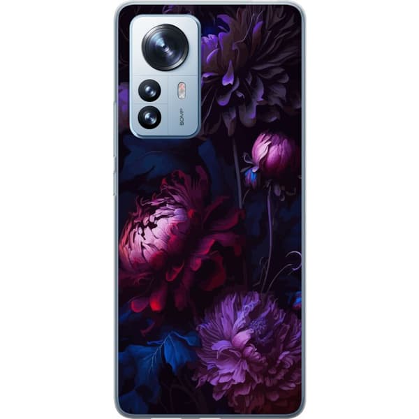 Kompatibel Mobilcover til Xiaomi 12 Pro Lilla Blomster