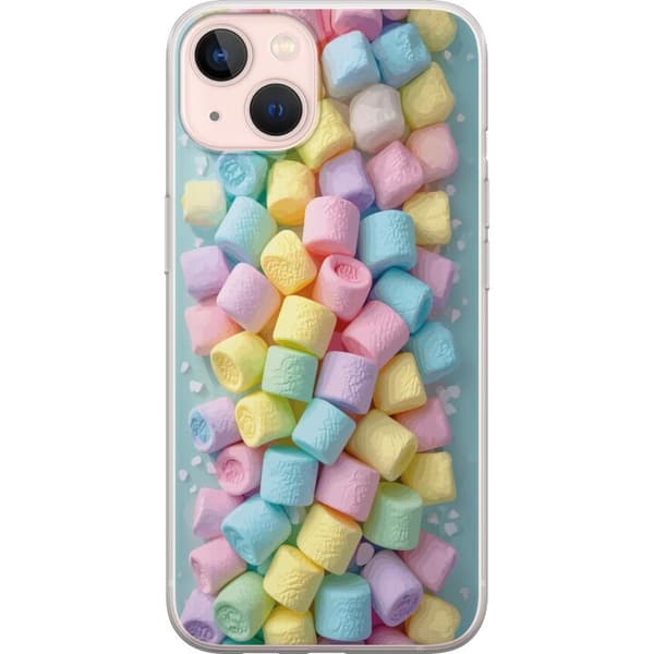 Kompatibelt Mobildeksel til Apple iPhone 13 mini Søt godisdesign med marshmallows