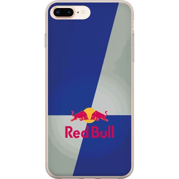 Kompatibelt Mobildeksel til Apple iPhone 8 Plus Stilig energidrikkedesign med Red Bull