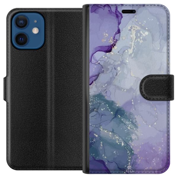 Yhteensopiva Lompakkokotelo Apple iPhone 12 mini Marmori