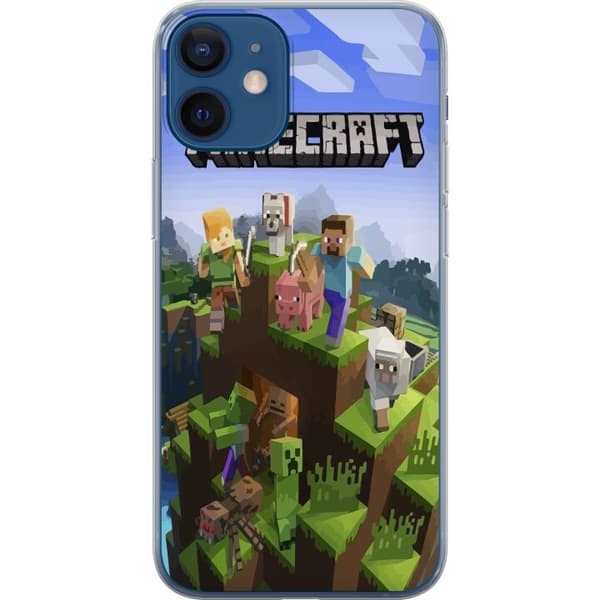 Kompatibelt Mobildeksel til Apple iPhone 12 Minecraft
