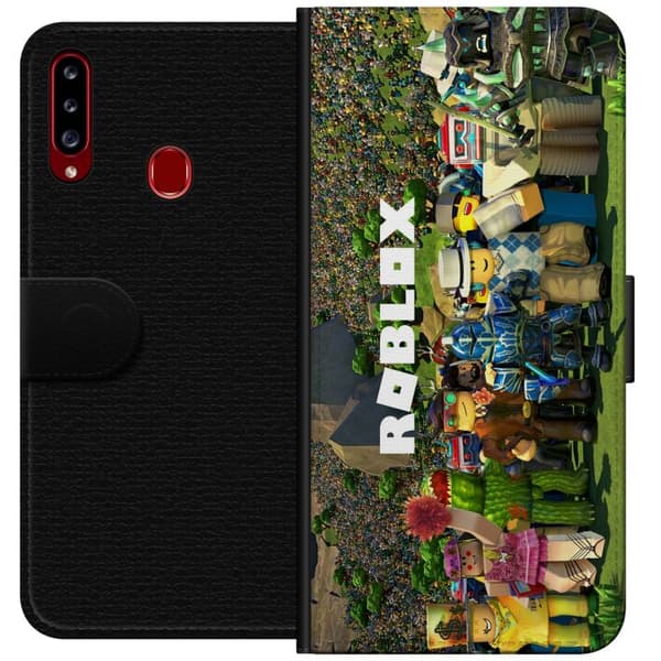 Kompatibelt Plånboksfodral till Samsung Galaxy A20s Roblox