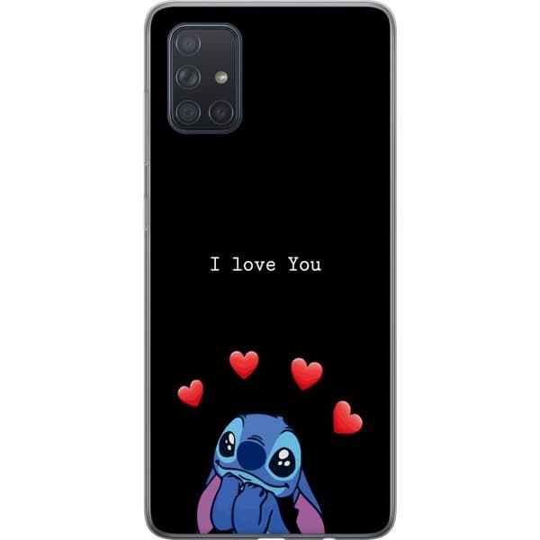 Kompatibelt Mobildeksel til Samsung Galaxy A71 Stitch Kjærlighet