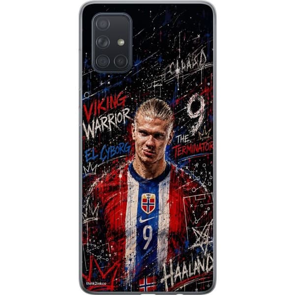 Kompatibelt Mobildeksel til Samsung Galaxy A71 Erling Haaland graffiti