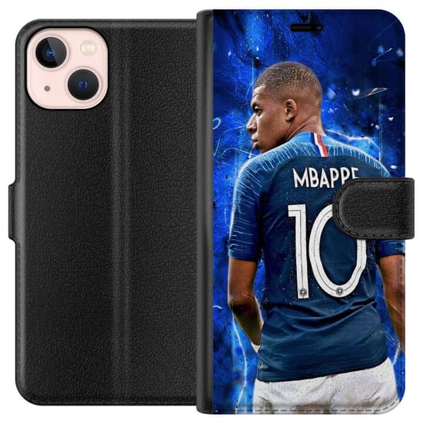 Kompatibelt Plånboksfodral till Apple iPhone 13 mini Kylian Mbappé