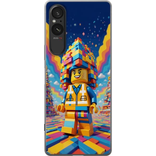 Kompatibelt Mobildeksel til Sony Xperia 5 V Byggklossfigur