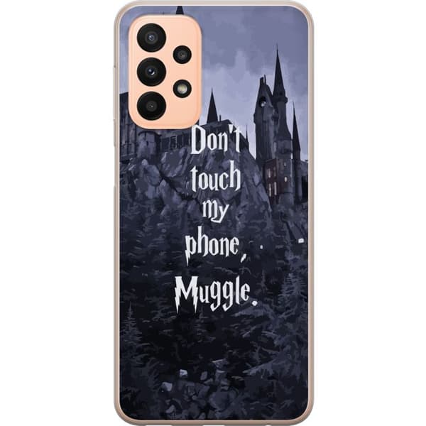 Kompatibelt Mobilskal till Samsung Galaxy A23 Harry Potter Text