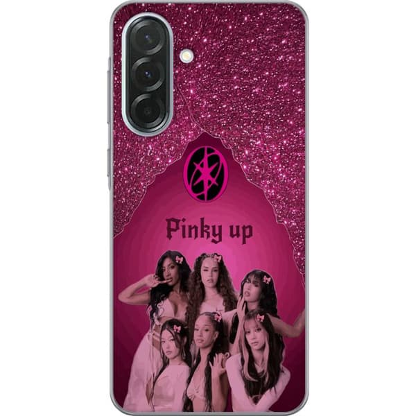 Kompatibelt Mobildeksel til Samsung Galaxy A36 KATSEYE Pinky Up
