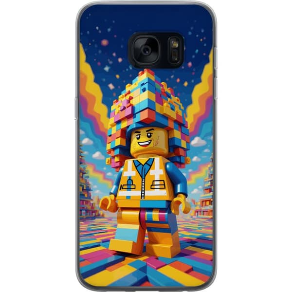 Kompatibelt Mobildeksel til Samsung Galaxy S7 Byggklossfigur