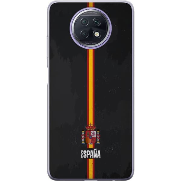 Kompatibelt Mobildeksel til Xiaomi Redmi Note 9T Stilig design med Spanias flagg