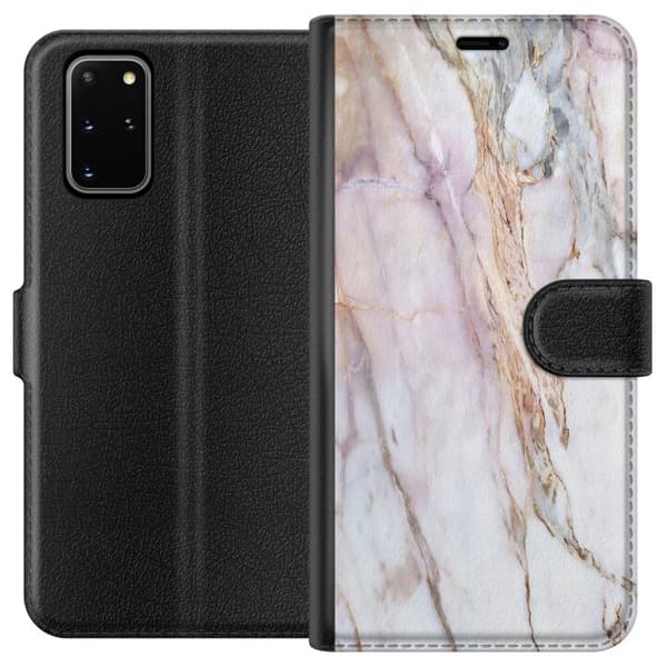 Kompatibelt Plånboksfodral till Samsung Galaxy S20+ Marmor