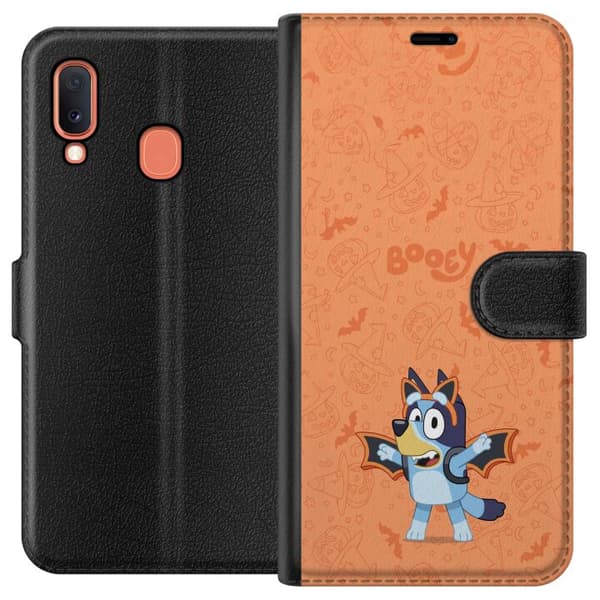 Kompatibel Tegnebogsetui til Samsung Galaxy A20e Søde tegnede Halloweenmotiver for børn