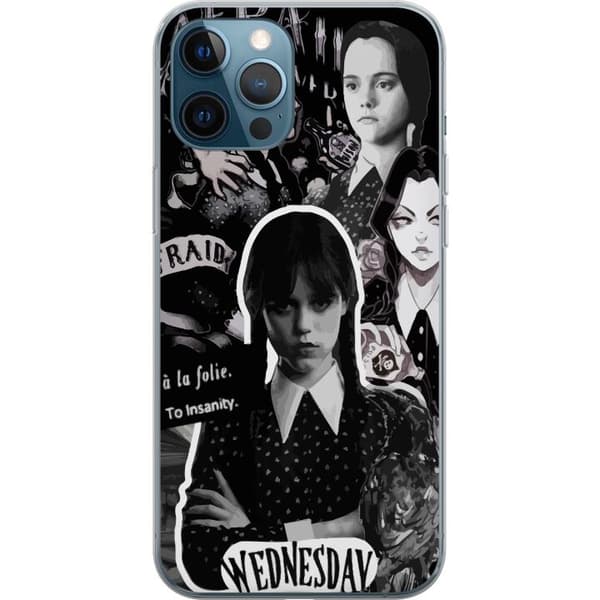 Kompatibelt Mobilskal till Apple iPhone 12 Pro Wednesday Addams