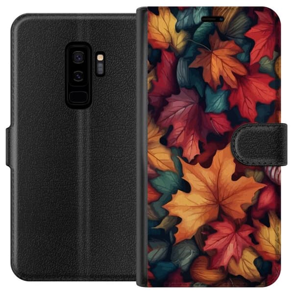 Kompatibelt Plånboksfodral till Samsung Galaxy S9+ Höstlöv