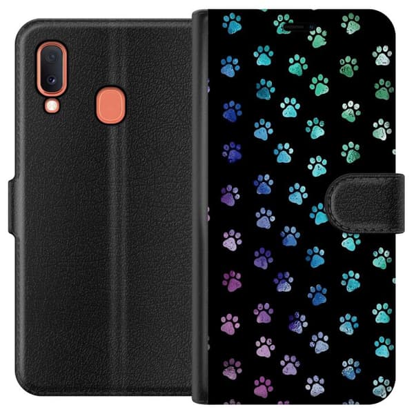 Kompatibelt Lommeboketui til Samsung Galaxy A20e Koppar