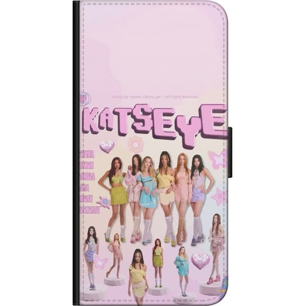 Kompatibel Tegnebogsetui til Huawei Y6 (2019) KATSEYE pastellcollage