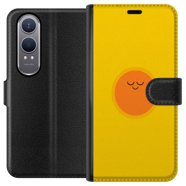 Kompatibelt Lommeboketui til OnePlus Nord CE4 Lite Sovande solfigur