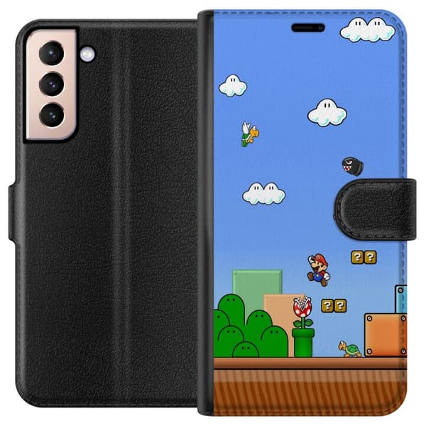 Kompatibelt Plånboksfodral till Samsung Galaxy S21 Mario