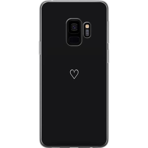 Kompatibel Mobilcover til Samsung Galaxy S9 Hjerte Sort