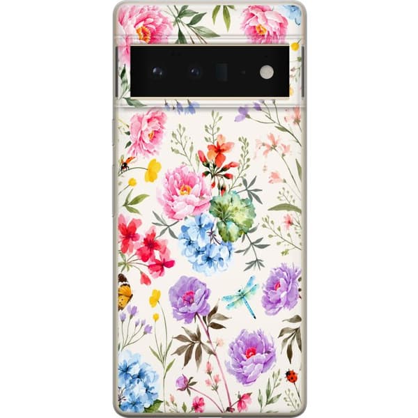 Kompatibelt Mobildeksel til Google Pixel 6 Pro Blomsterselskapet