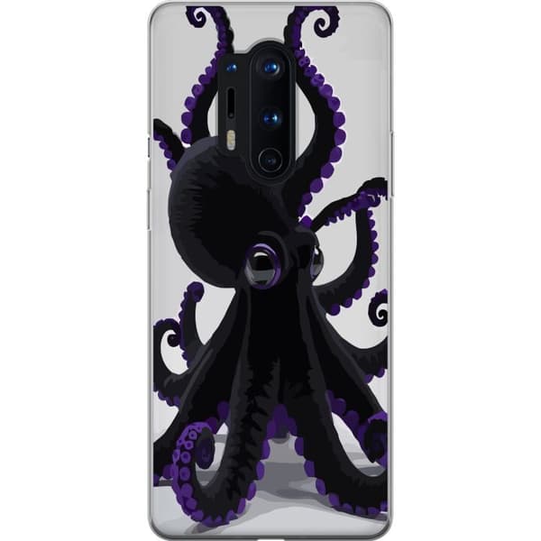 Kompatibelt Mobildeksel til OnePlus 8 Pro Svart bläckfisk
