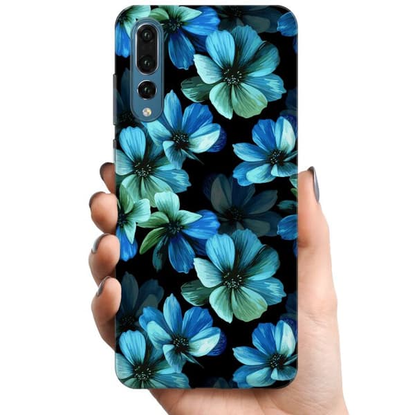 Kompatibelt Mobildeksel til Huawei P20 Pro Blomster