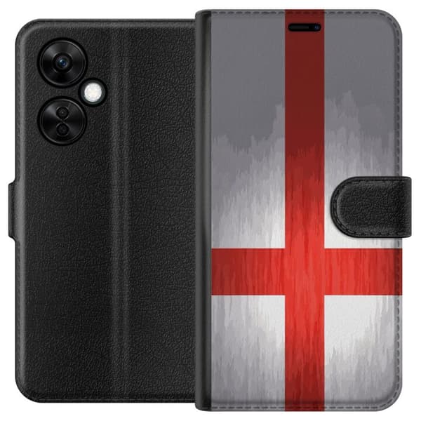 Kompatibelt Plånboksfodral till OnePlus Nord CE 3 Lite Englands flagga
