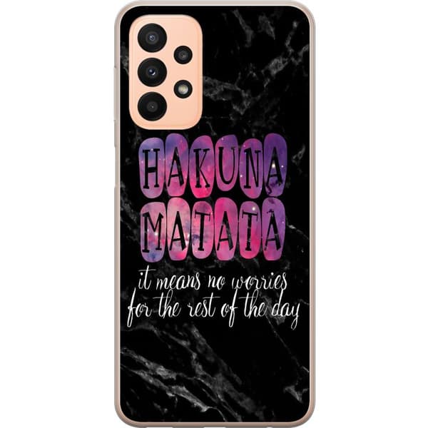 Kompatibel Mobilcover til Samsung Galaxy A23 Hakuna Matata