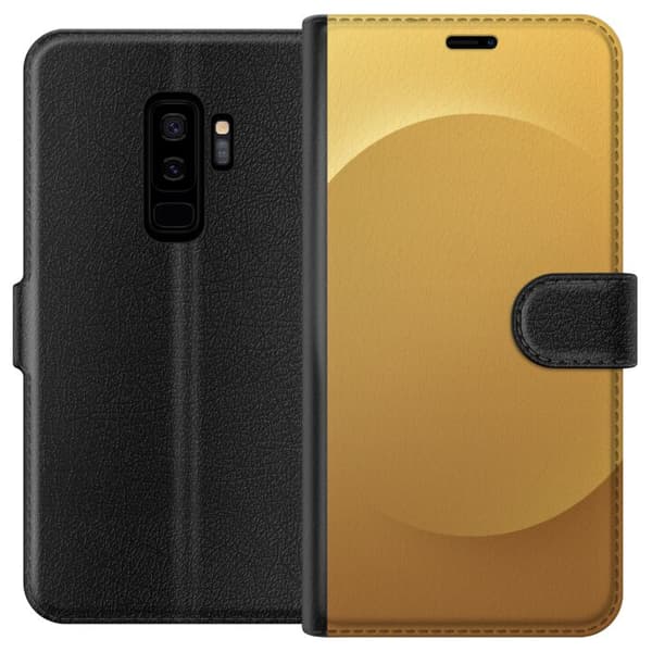 Kompatibelt Lommeboketui til Samsung Galaxy S9+ Gull Flekk