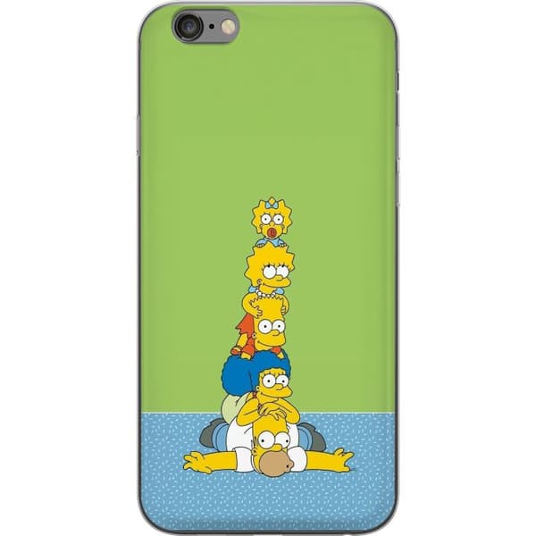 Kompatibelt Mobilskal till Apple iPhone 6s Plus Simpsonfamiljen staplad