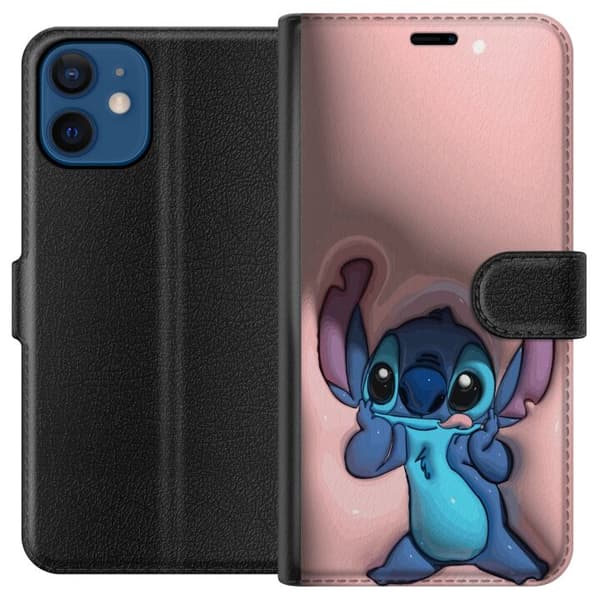 Kompatibel Tegnebogsetui til Apple iPhone 12 mini Stitch