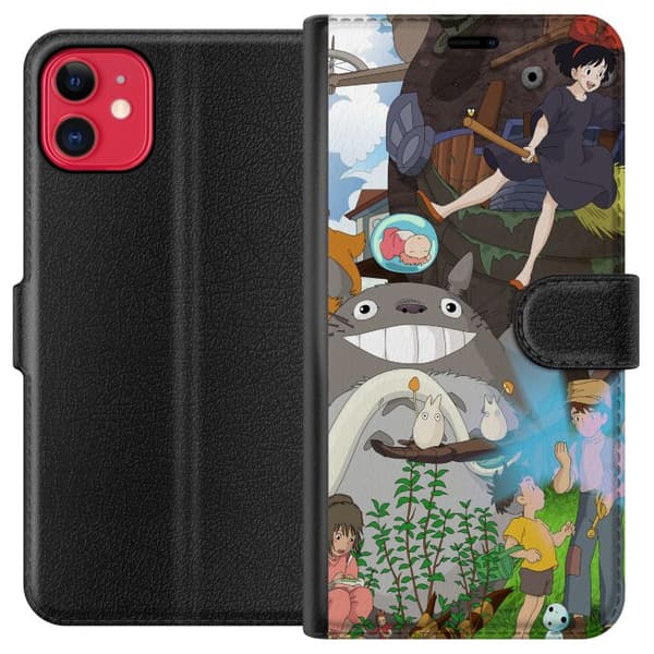 Kompatibelt Lommeboketui til Apple iPhone 11 Studio Ghibli