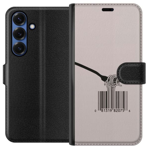 Kompatibelt Lommeboketui til Samsung Galaxy S26+ Spaghetti och streckkod