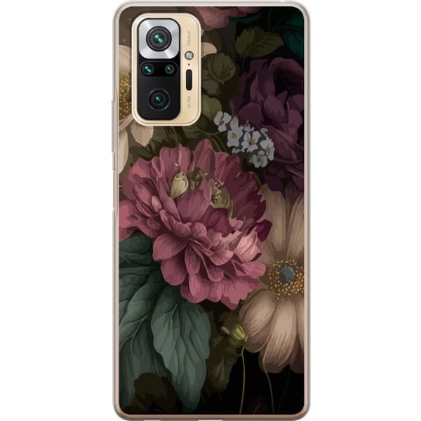 Kompatibelt Mobilskal till Xiaomi Redmi Note 10 Pro Blommor