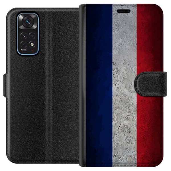 Kompatibel Tegnebogsetui til Xiaomi Redmi Note 11 Renset fransk flagdesign
