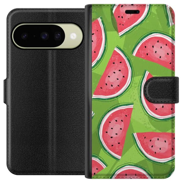 Yhteensopiva Lompakkokotelo Google Pixel 11 Vattenmelon