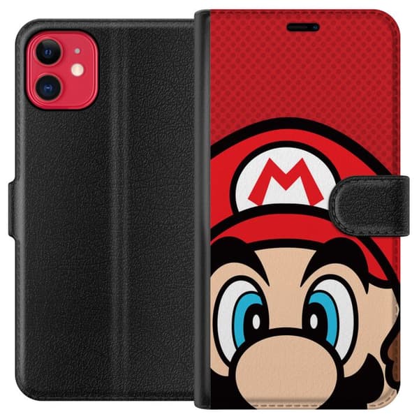 Kompatibel Tegnebogsetui til Apple iPhone 11 Mario
