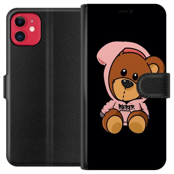 Kompatibelt Plånboksfodral till Apple iPhone 11 Teddybjörn Bieber