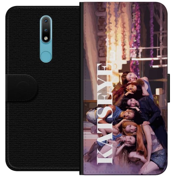 Kompatibel Tegnebogsetui til Nokia 2.4 KATSEYE