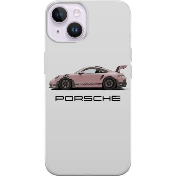 Kompatibelt Mobildeksel til Apple iPhone 15 Porsche 911 Pink